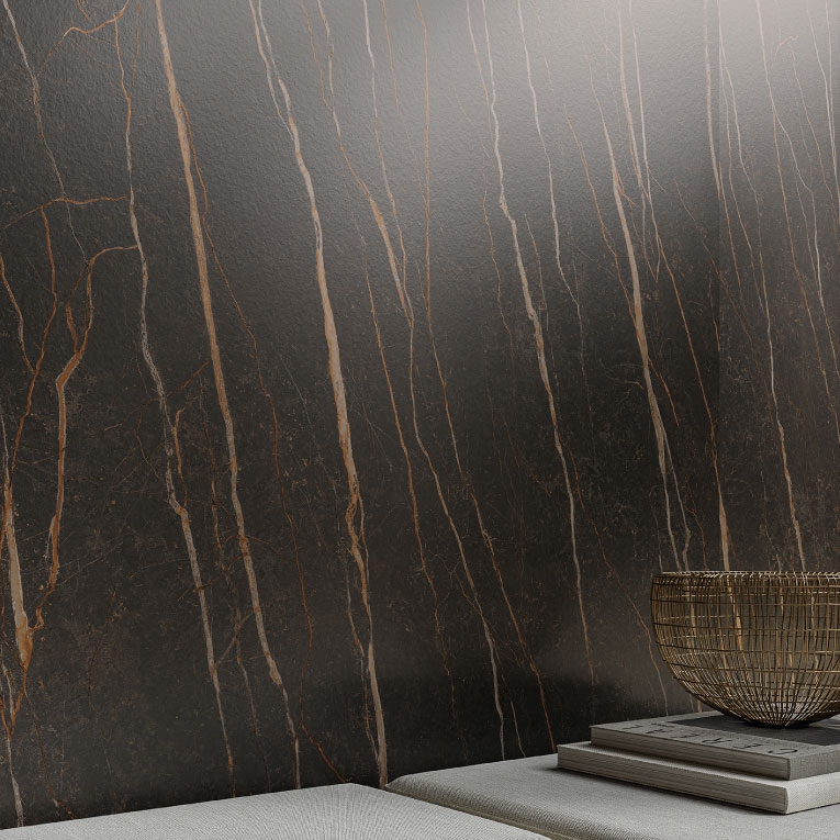 咖啡琉金大理石薄板磚：圖片 2