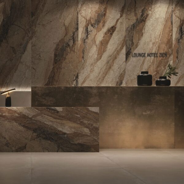 摩卡棕大理石薄板磚